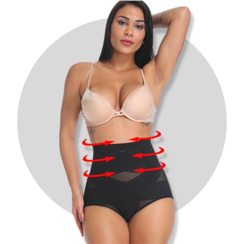 cinta modeladora, cinta de compressão, Calcinha Modeladora Abdominal X